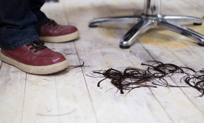 General salon waste example- Waste hair