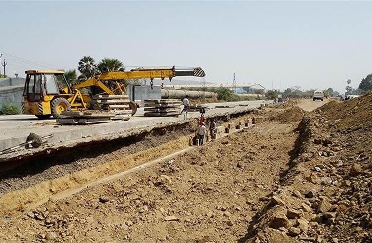Waste generated during construction and demolition of roads, bridges, etc.