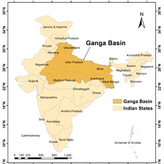 The Ganga river basin